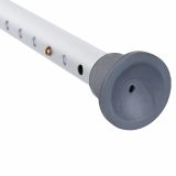 Round aluminium shower stool