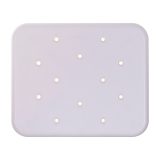 Shower chair with backrest and armrests