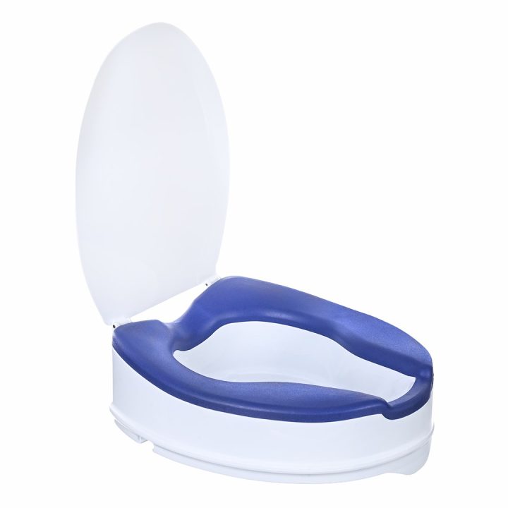 Toilet seat with lid 10 cm SoftRelief NT500AM