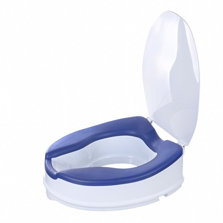 Toilet seat with lid 10 cm SoftRelief NT500AM