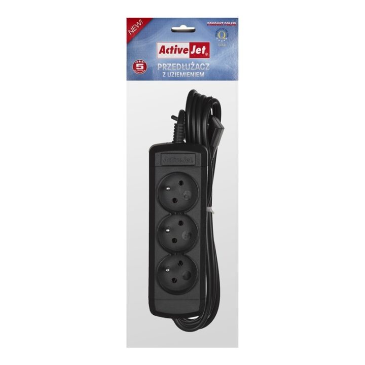 Activejet 3GNU-1 5M-C power strip with cord