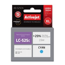 Activejet AB-525CN Ink (replacement for Brother LC525C Supreme 15 ml cyan)