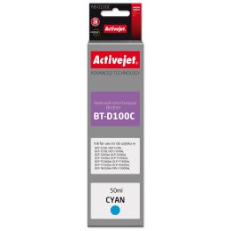 Activejet AB-D100C Ink cartridge for Brother printers replacement for Brother BT-D100C Supreme 50 ml cyan