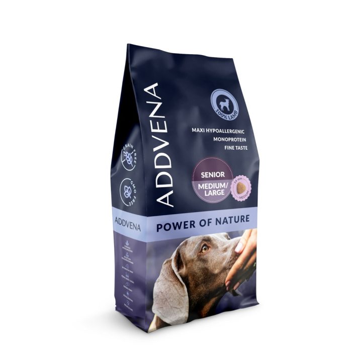 ADDVENA Power of Nature Senior Medium/Large Mono Lamb - dry dog food - 10kg