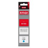 Activejet AC-G41C Ink Bottle (Replacement Canon GI-41C 4543C001 Supreme 70 ml Cyan)