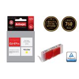 Activejet ACC-571YNX Ink (replacement for Canon CLI-571XLY Supreme 12 ml yellow)