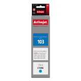 Activejet AE-103C Ink Bottle (Replaces Epson 103 C13T00S24A Supreme 70 ml Cyan)