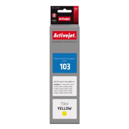 Activejet AE-103Y Ink Bottle (Replaces Epson 103 C13T00S44A Supreme 70 ml Yellow)