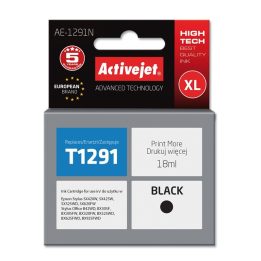 Activejet AE-1291N Ink (replacement for Epson T1291 Supreme 18 ml black)