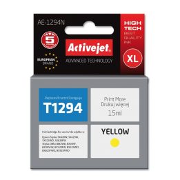 Activejet AE-1294N Ink (replacement for Epson T1294 Supreme 15 ml yellow)