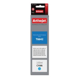 Activejet AE-664C Ink Bottle (Replacement Epson T6642 Supreme 100 ml Cyan)