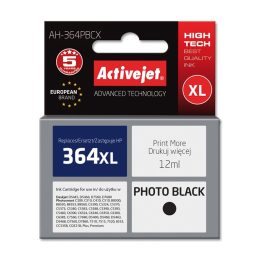 Activejet AH-364PBCX Ink (replacement for HP 364XL CB322EE Premium 12 ml black photo)
