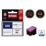 Activejet AH-650CR ink for HP printer HP 650 CZ102AE replacement Premium 21 ml color