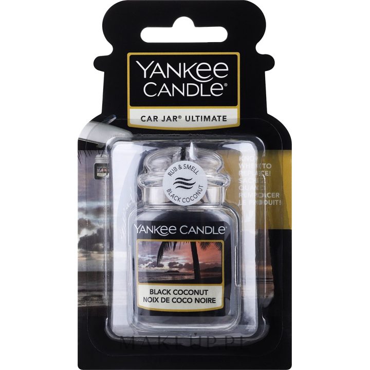Ultimate BLACK COCONUT YANKEE Car Air Freshener