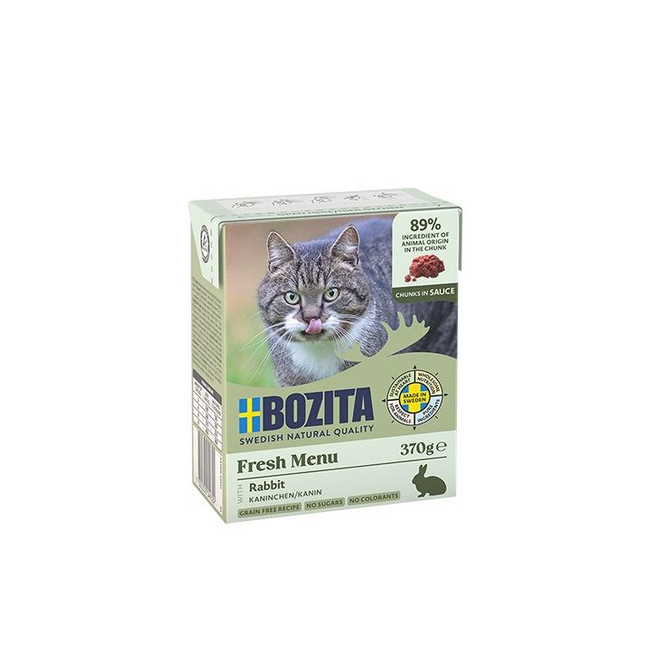 BOZITA Fresh Menu Rabbit in sauce - wet cat food - 370g