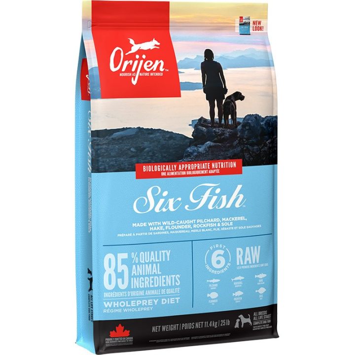 ORIJEN Six Fish - dry dog food - 11 4 kg
