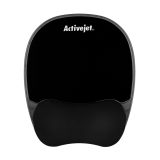 Activejet black gel mouse pad