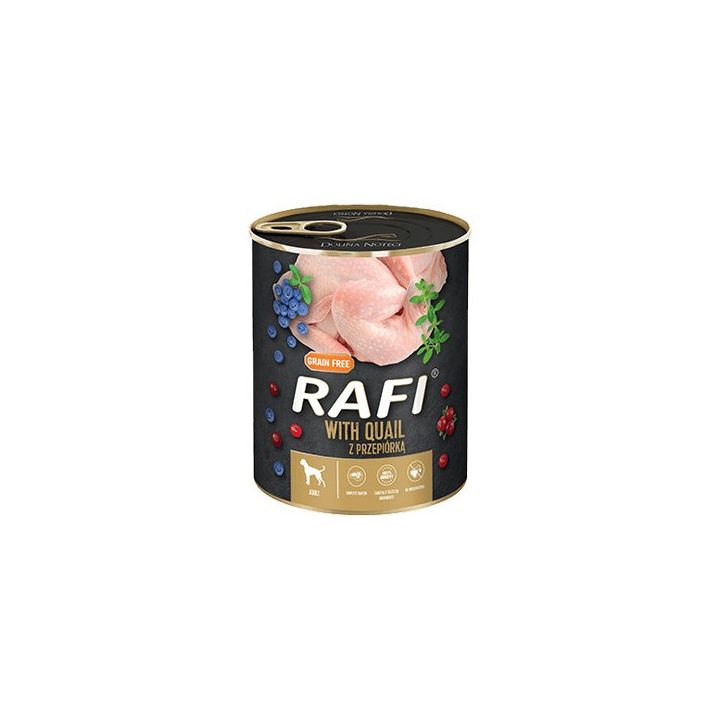 DOLINA NOTECI Rafi with quail - wet dog food - 800g