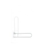 Toilet handrail bathroom hinged handle White