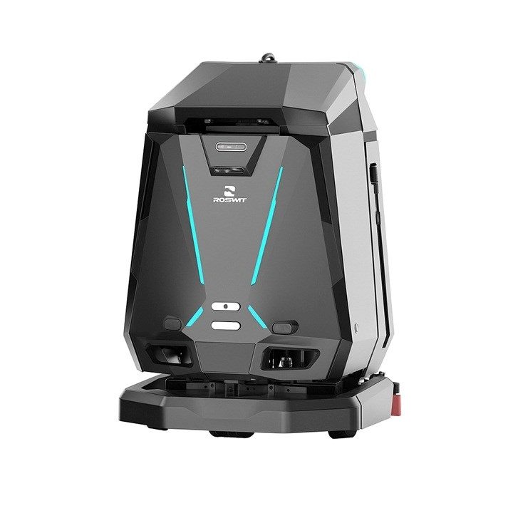 Rosiwit Skywalker 50 Professional scrubber robot + cylindrical brush Grey