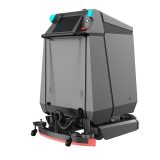 Rosiwit Skywalker 50 Professional scrubber robot + cylindrical brush Grey