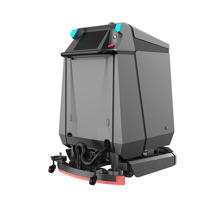 Rosiwit Skywalker 50 Professional scrubber robot + cylindrical brush Grey