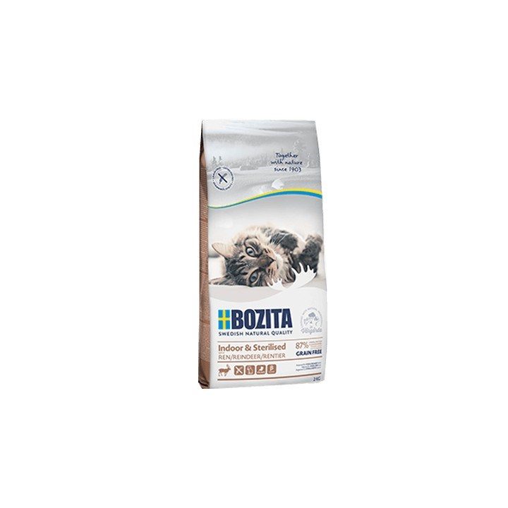 Bozita Indoor&Sterilised Grain free Reindeer 2 kg