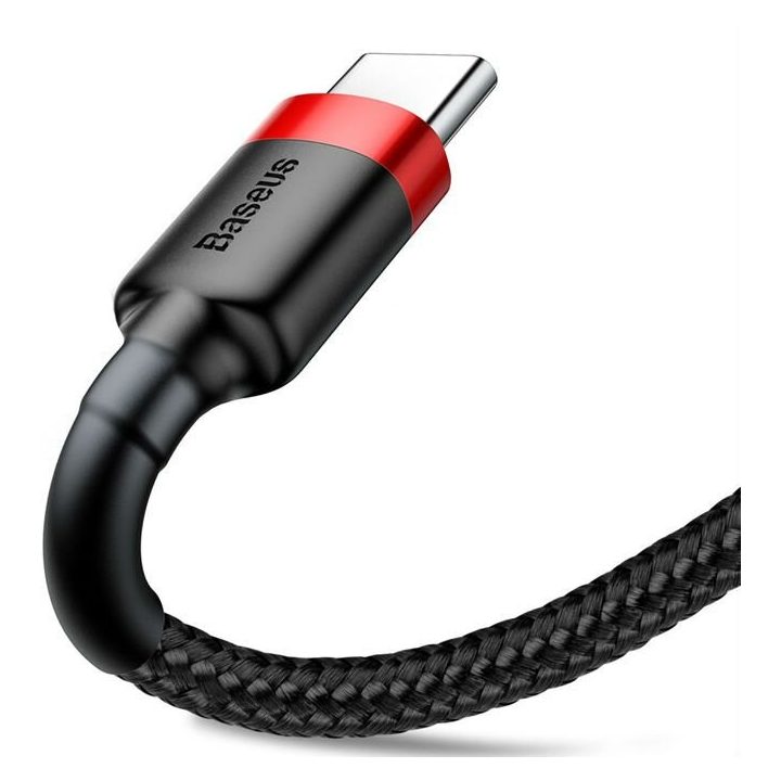 Baseus Cafule USB cable 2 m USB A USB C Black Red