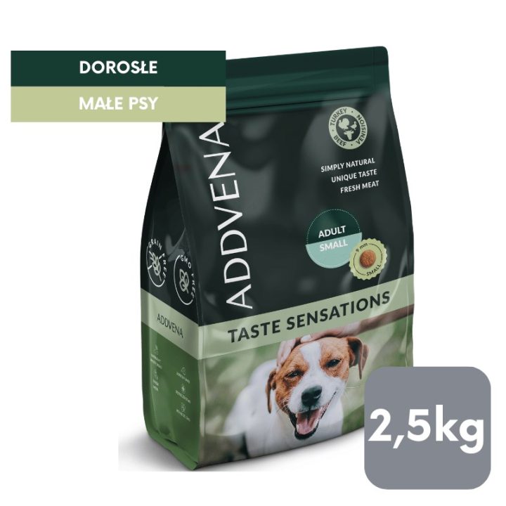 ADDVENA Taste Sensations Adult Small Turkey - dry dog food - 2 5kg