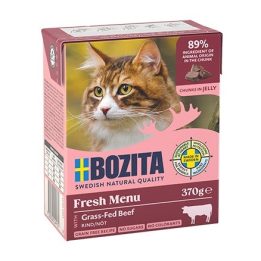 BOZITA Fresh Menu Beef Chunks in jelly - wet cat food - 370g