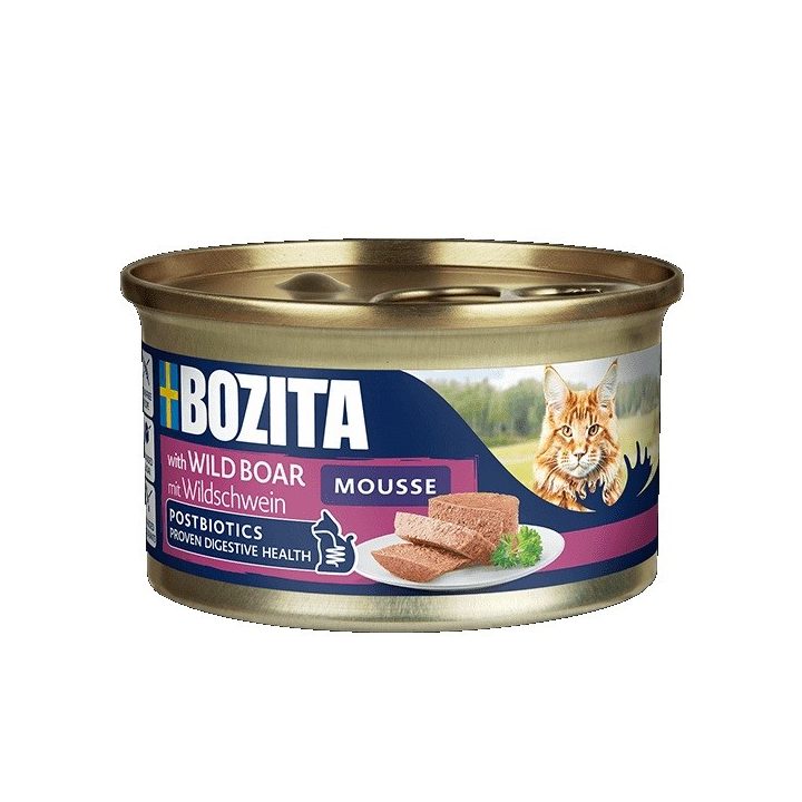 BOZITA Mousse Wild boar - wet cat food - 85g