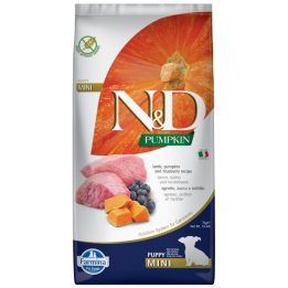 FARMINA N&D Pumpkin Lamb&Blueberry Puppy Mini - dry dog food - 7kg