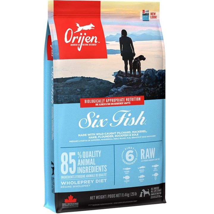 ORIJEN Six Fish - dry dog food - 11 4kg