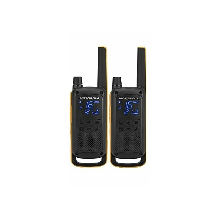 Motorola Talkabout T82 Extreme Twin Pack two-way radio 16 channels Black Orange