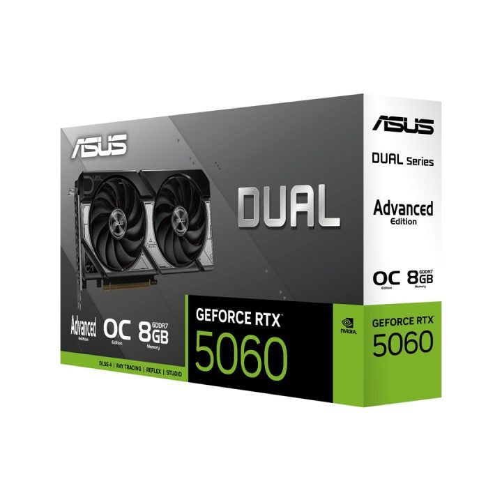 ASUS Dual -RTX5060-O8G-A NVIDIA GeForce RTX 5060 8 GB GDDR7