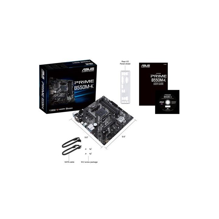 ASUS PRIME B550M-K AMD B550 Socket AM4 micro ATX