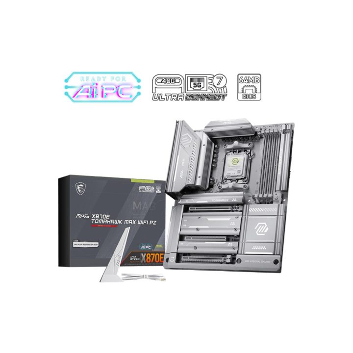 MSI MAG X870E TOMAHAWK MAX WIFI PZ motherboard AMD X870E Socket AM5 ATX