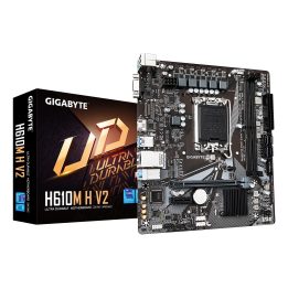 GIGABYTE H610M H V2 DDR5 Motherboard - Supports Intel Core 14th CPUs 6+1+1 Hybrid Digital VRM up to 3200MHz DDR5 (OC) 1xPCIe 3.0