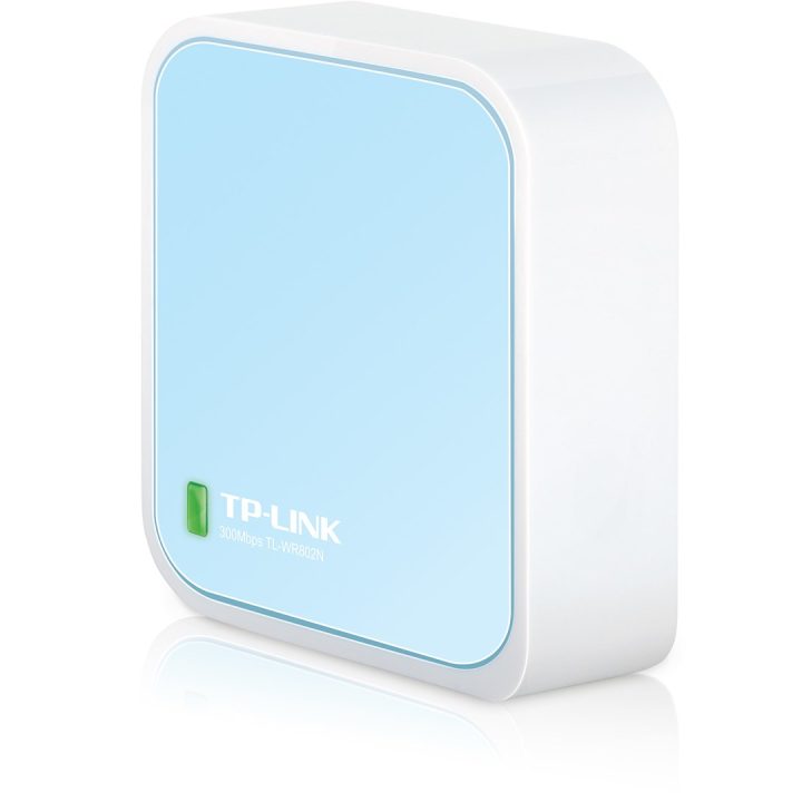 TP-Link TL-WR802N wireless router Fast Ethernet Single-band (2.4 GHz) Blue White