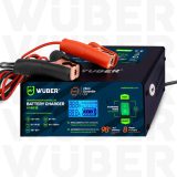 Microprocessor-controlled car battery charger 10 A 6–150 Ah 2–24 V W14018 WUBER