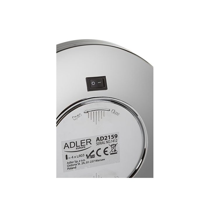 Adler AD 2159 makeup mirror Freestanding Chrome