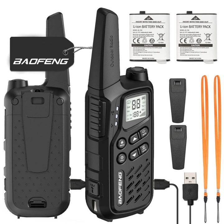 Walkie-Talkie Baofeng BF-T25E Black 2 pieces