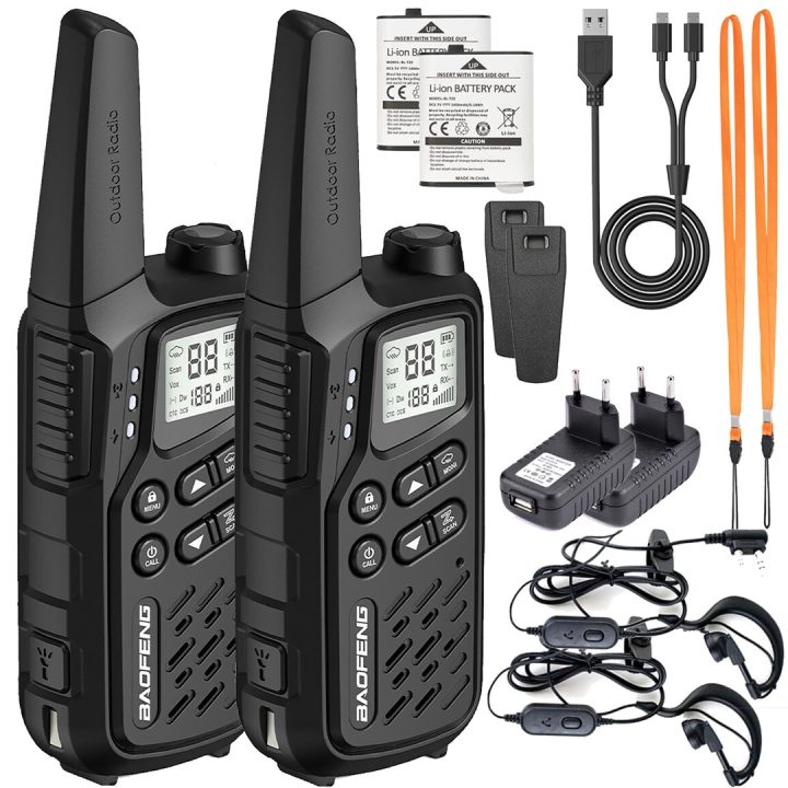 Walkie-Talkie Baofeng BF-T25E Black 2 pieces
