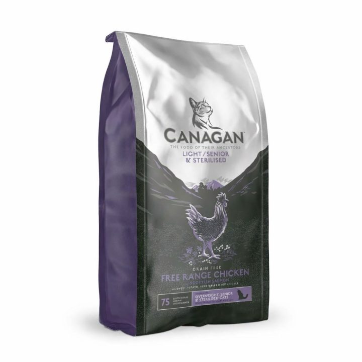CANAGAN Light & Senior & Sterilised chicken - dry cat food - 4kg