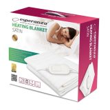 Esperanza EHB002 electric blanket 60 W White Fleece Polyester