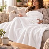 Esperanza EHB002 electric blanket 60 W White Fleece Polyester