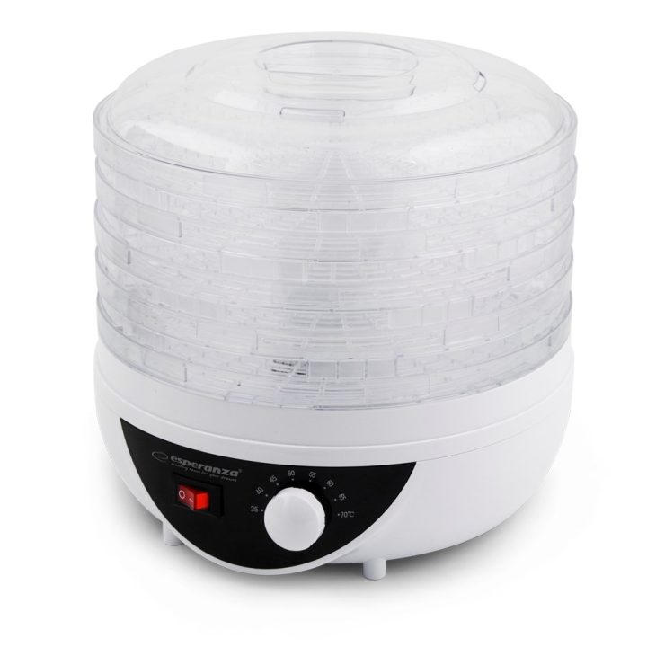 Esperanza EKD002 food dehydrator Black Transparent White 250 W