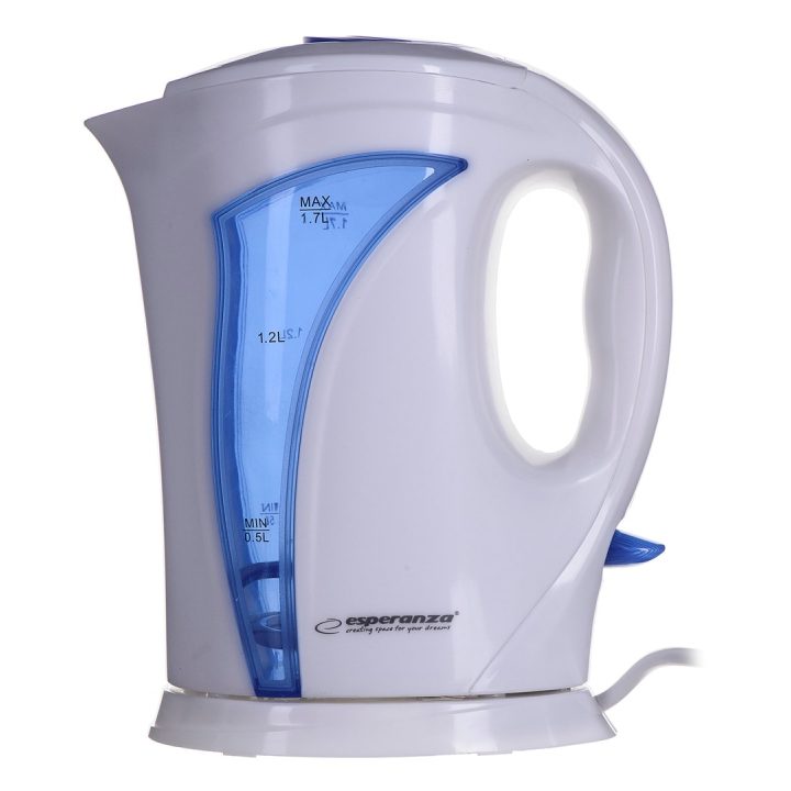 Esperanza EKK018B Electric kettle 1.7 L White / Blue