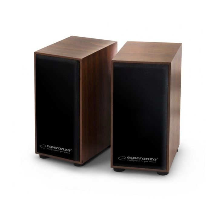 Esperanza 2.0 FOLK speaker set 2.0 channels 6 W Wood