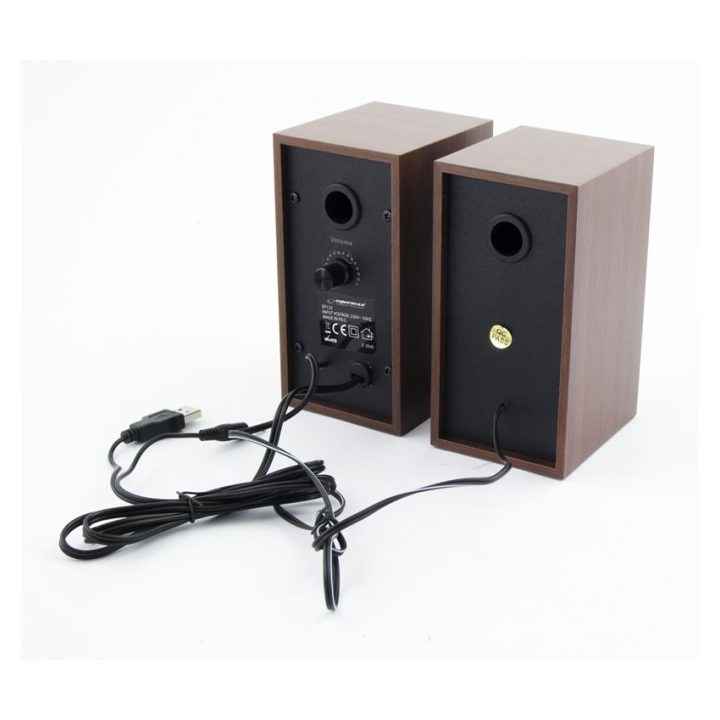 Esperanza 2.0 FOLK speaker set 2.0 channels 6 W Wood
